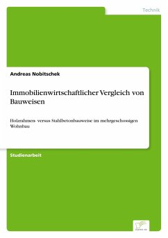 Immobilienwirtschaftlicher Vergleich von Bauweisen - Nobitschek, Andreas