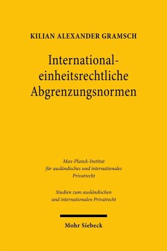 International-einheitsrechtliche Abgrenzungsnormen (eBook, PDF) - Gramsch, Kilian Alexander