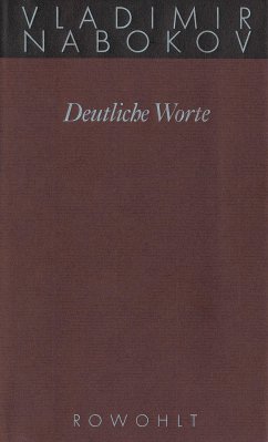 Gesammelte Werke 20. Deutliche Worte (Mängelexemplar) - Nabokov, Vladimir