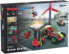 Fischertechnik 559879 - PROFI Green Energy, 14 Modelle, Solar-Konstruktionsbaukasten