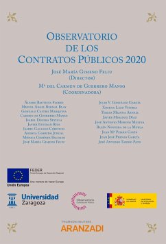 Observatorio de los contratos públicos 2020 (eBook, ePUB) - de Guerrero Manso, Mª del Carmen; Gimeno Feliu, José María