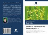 Genetische Untersuchung von Reis(Oryza sativa L.)