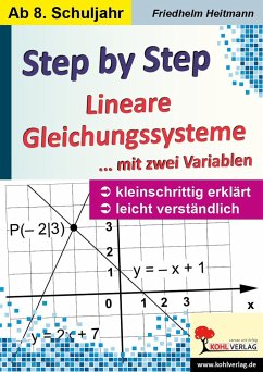 Step by Step / Lineare Gleichungssysteme mit zwei Variablen - Heitmann, Friedhelm