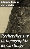 Recherches sur la topographie de Carthage (eBook, ePUB)