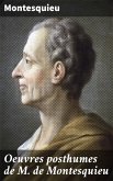 Oeuvres posthumes de M. de Montesquieu (eBook, ePUB)