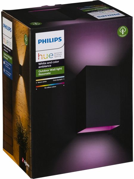 Philips Hue Resonate white color LED Wandleuchte schwarz Philips Hue Resonate white color LED Wandleuchte schwarz