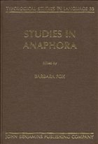 Studies in Anaphora - Fox, Barbara A. (ed.)