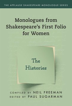 Monologues from Shakespeare's First Folio for Women (eBook, ePUB)