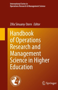 Handbook of Operations Research and Management Science in Higher Education (eBook, PDF)