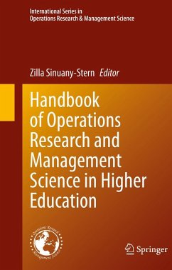 Handbook of Operations Research and Management Science in Higher Education (eBook, PDF)