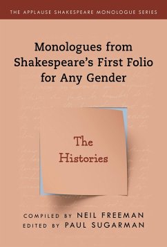 Cover Monologues from Shakespeare's First Folio for Any Gender (eBook, ePUB)