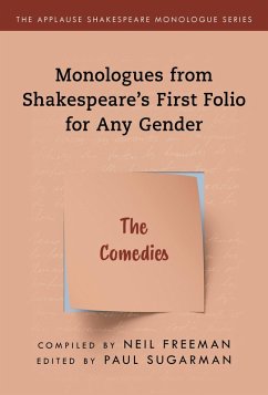 Monologues from Shakespeare's First Folio for Any Gender (eBook, ePUB)