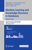 Machine Learning and Knowledge Discovery in Databases. Research Track (eBook, PDF)