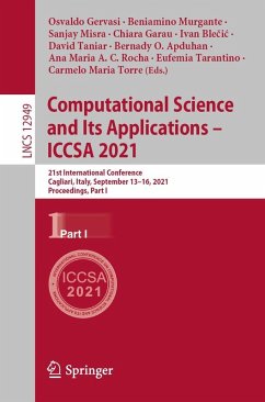 Cover Computational Science and Its Applications - ICCSA 2021 (eBook, PDF)