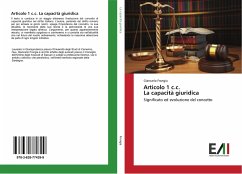 Articolo 1 c.c. La capacità giuridica - Frongia, Giancarlo