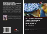 Una verifica critica del trasferimento della formazione nel programma di formazione