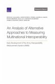 Analysis of Alternative Approaches to Measuring Multinational Interoperability: Early Development of the Army Interoperability Measurement System (Aim