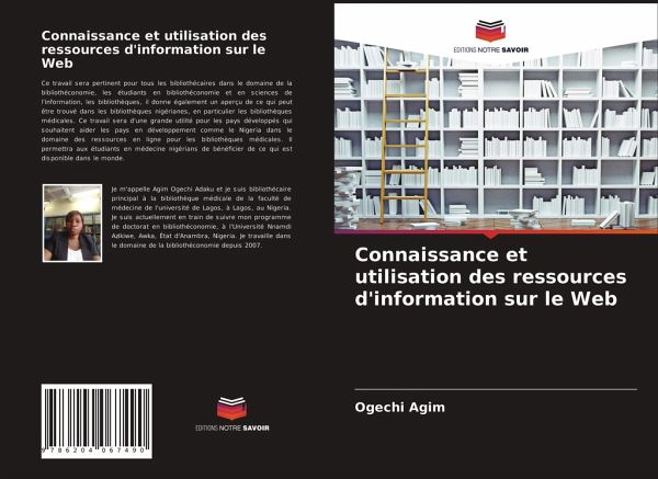 Connaissance et utilisation des ressources d'information sur le Web Connaissance et utilisation des ressources d'information sur le Web