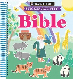 Brain Games - Sticker Activity: Bible (for Kids Ages 3-6) - Publications International Ltd; Little Grasshopper Books; Brain Games; New Seasons