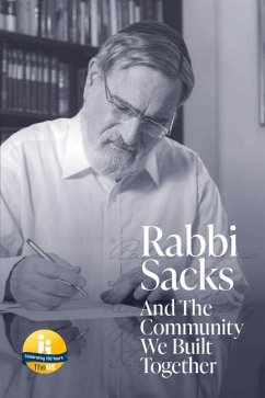 Rabbi Sacks and the Community We Built Together - Synagogue, United