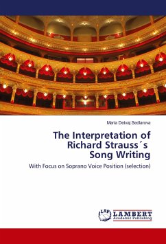 The Interpretation of Richard Strauss´s Song Writing - Detvaj Sedlarova, Maria