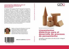 Lineamientos didácticos para el desarrollo de procesos de pensamiento: - Alcalá Rodríguez, Bernardo Leonardo