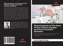 Measurements of the base of the trillium triangle and the bi-ischiatic diameter - Kalongo, Jeanne Ngoy