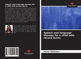 Speech and language therapy for a child with severe burns