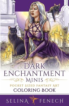 Dark Enchantment Minis - Pocket Sized Fantasy Art Coloring Book - Fenech, Selina