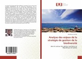 Analyse des enjeux de la stratégie de gestion de la biodiversité