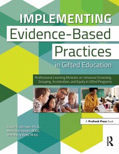 Implementing Evidence-Based Practices in Gifted Education (eBook, PDF) - Johnsen, Susan; Simonds, Monica; Voss, Marcy