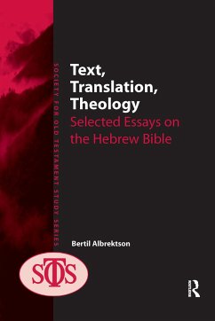 Text, Translation, Theology - Albrektson, Bertil