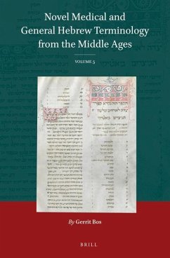 Novel Medical and General Hebrew Terminology from the Middle Ages - Bos, Gerrit