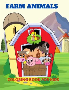 Farm Animals- Coloring Book for kids - Deeasy B.