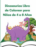Dinosaurios Libro de Colorear para Niños de 4 a 8 Años