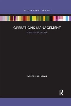 Operations Management - Lewis, Michael A