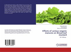 Effects of various organic manures on Broad leaf mustard - Shrestha, Sahana; Rauniyar, Krish; Prasad Bhattarai, Bishnu