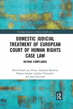 Domestic Judicial Treatment of European Court of Human Rights Case Law - Kosa&; Petrov, Jan; Sipulová, Katarína
