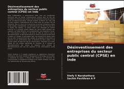 Désinvestissement des entreprises du secteur public central (CPSE) en Inde - Narakathara, Stefy S;Pavithran A P, Sachin