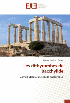 Cover Les dithyrambes de Bacchylide