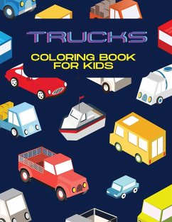 Trucks Coloring Book for Kids - Deeasy B.