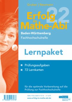 Erfolg in der Mathe-Prüfung Fachhochschulreife 2022 Lernpaket Baden-Württemberg, 2 Teile - Gruber, Helmut;Neumann, Robert