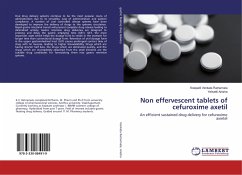 Non effervescent tablets of cefuroxime axetil - Venkata Ratnamala, Kolapalli; Anisha, Yelisetti