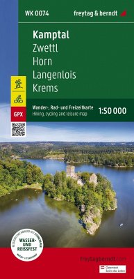 Kamptal, Wander-, Rad- und Freizeitkarte 1:50.000, freytag & berndt, WK 0074