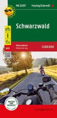 Cover Schwarzwald, Motorradkarte 1:200.000, freytag & berndt