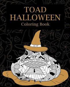 Cover Toad Halloween Coloring Book