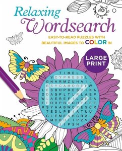 Relaxing Large Print Wordsearch - Saunders, Eric