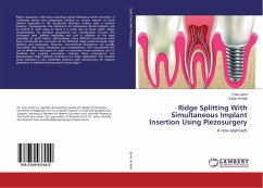 Ridge Splitting With Simultaneous Implant Insertion Using Piezosurgery - Jamil, Firas; Al-Adili, Sahar