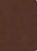 KJV Single-Column Wide-Margin Bible, Brown Leathertouch