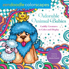 Zendoodle Colorscapes: Adorable Animal Babies: Cuddly Creatures to Color and Display - Wummel, Jeanette